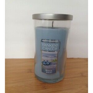 New Yankee Candle Beach Walk Scented Double Wick 12oz Jar Tin Lid